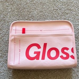 Glossier beauty bag